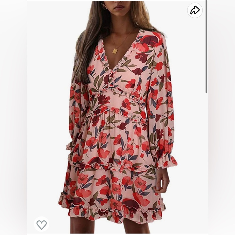 Floral Openback Dress